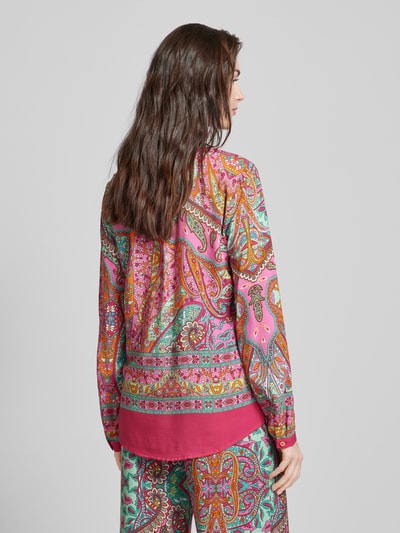 Emily Van den Bergh Bluse mit Paisley-Muster Pink 5