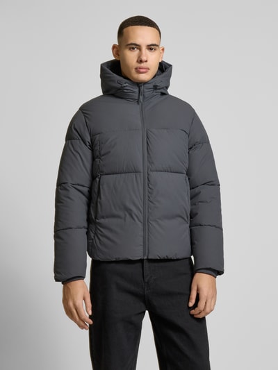 Jack & Jones Steppjacke mit Kapuze Modell 'VESTERBRO' Anthrazit 4