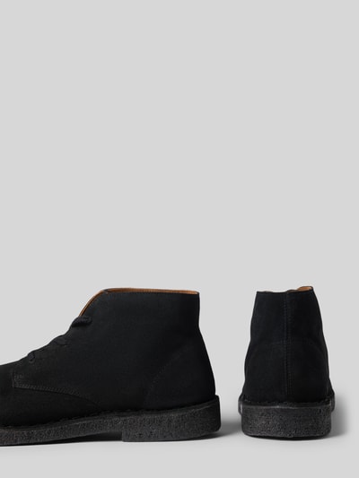 SELECTED HOMME Boots aus Rindsvelours Modell 'RICCO' Black 2