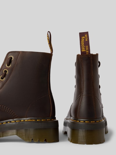 Dr. Martens Buty ze skóry z detalem z logo model ‘Sinclair’ Ciemnobrązowy 2