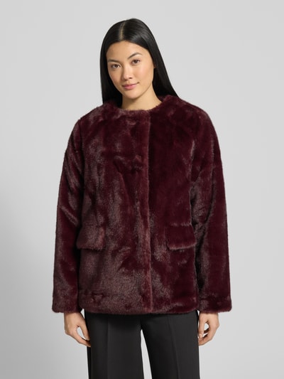 Lauren Ralph Lauren Jack van imitatiebont met klepzakken Bordeaux - 4