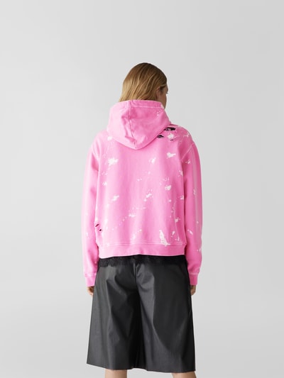 Dsquared2 Oversized Hoodie im Destroyed-Look Pink 5