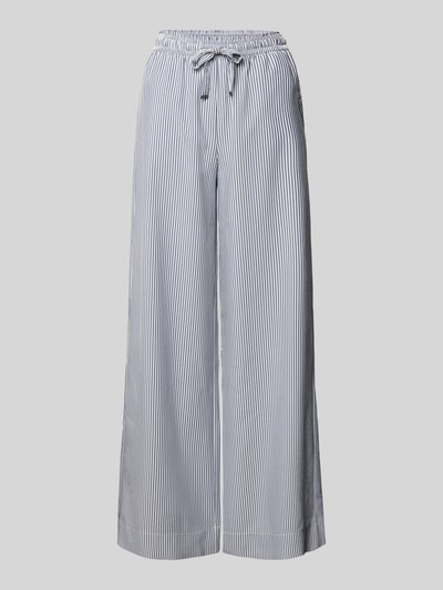 Christian Berg Woman Stoffhose mit elastischem Bund Blau 2