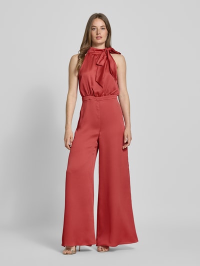 Swing Jumpsuit mit Stehkragen Altrosa 4