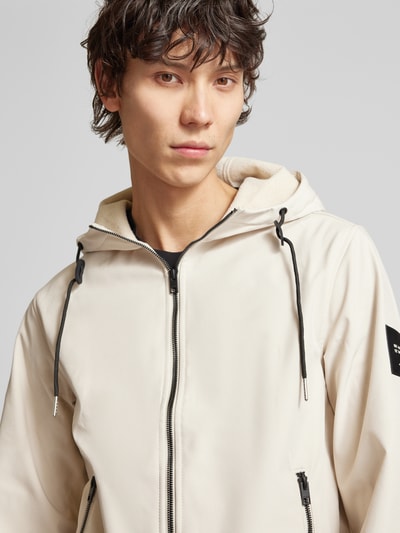 Jack & Jones Softshell-Jacke mit Reißverschlusstaschen Modell 'BASIC' Offwhite 3