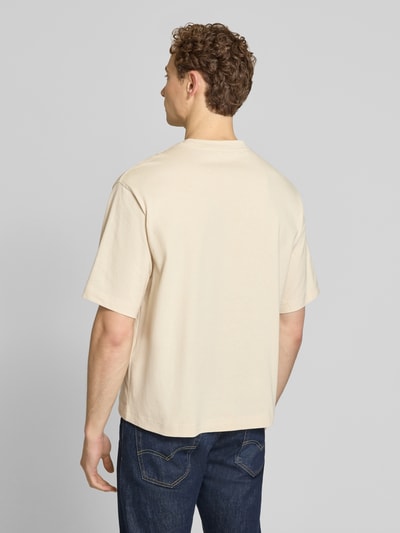 Selected Homme Relaxed Fit T-Shirt aus reiner Baumwolle Modell 'BOXYNORMAN GRAPHIC' Offwhite 5