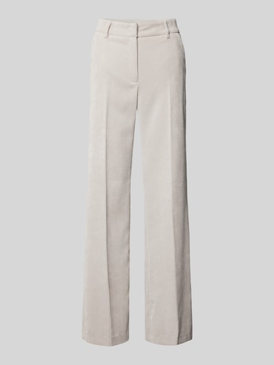 Cambio Wide Leg Cordhose mit Gürtelschlaufen Beige 2