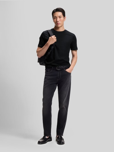 BOSS Slim Fit T-Shirt aus reiner Baumwolle Modell 'Tessler 195' Black 1