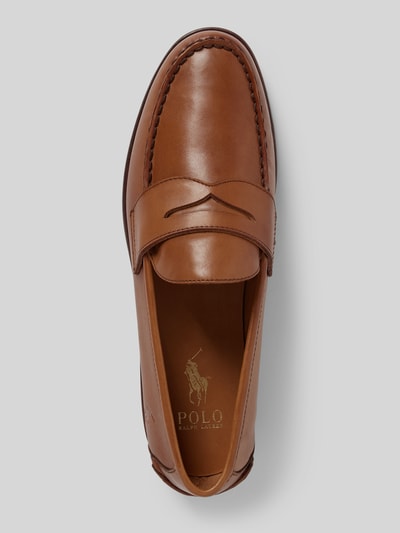 Polo Ralph Lauren Penny-Loafer aus echtem Leder Modell 'ALSTON' Cognac 3