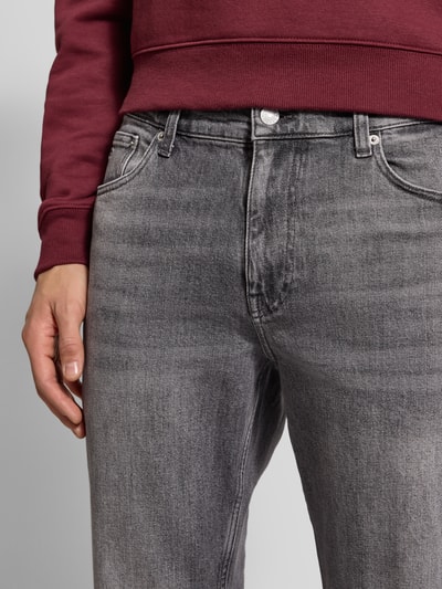 Tommy Jeans Jeansy o kroju straight fit z mieszanki bawełny Średnioszary 3