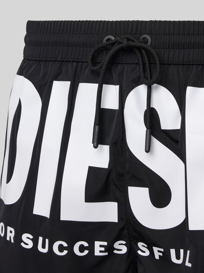 Diesel Badehose mit elastischem Bund Modell 'KEN' BLACK 2