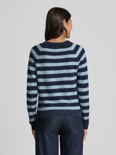 Vero Moda Regular Fit Pullover mit Rippbündchen Modell 'DOFFY' Dunkelblau 5
