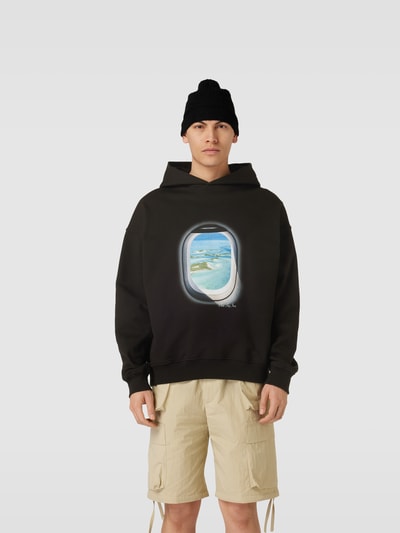 Blue Sky Inn Hoodie mit Motiv-Print Black 4