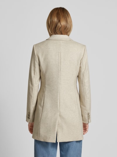 WHITE LABEL Lange blazer met klepzakken Zand - 5