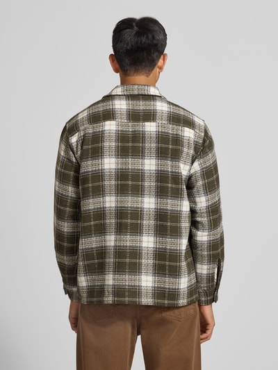 JACK & JONES Regular Fit Hemdjacke mit Brusttaschen Modell 'REGENT' Oliv 5
