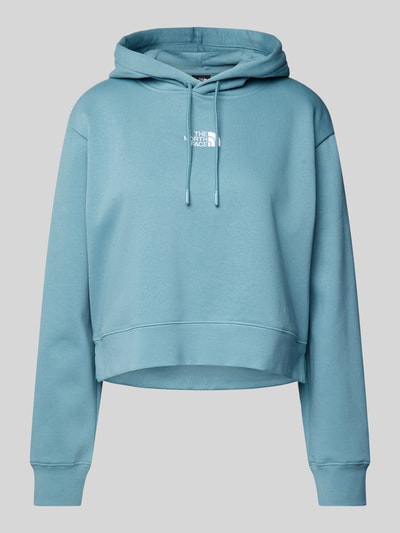 The North Face Cropped Hoodie mit Logo-Stitching Ocean 2