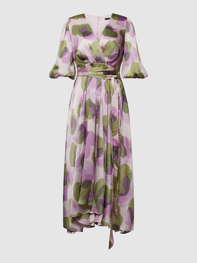 Esprit Collection Midi-jurk met strikceintuur Lavendel - 2