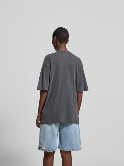Anine Bing Oversized T-Shirt mit Logo-Print Black 5