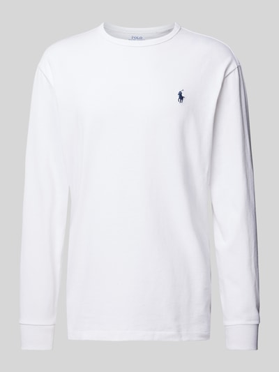 Polo Ralph Lauren Longsleeve mit Logo-Stitching Weiss 2