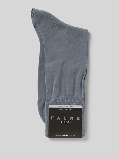 Falke Socken mit elastischem Bündchen Modell 'Tiago' Mittelgrau 3