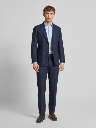 BOSS Slim Fit Business-Hemd mit Kentkragen Modell 'Hank' Bleu 1