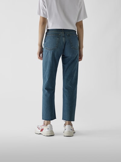 RE/DONE High Rise Jeans im Straight Fit Jeansblau 5