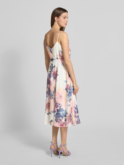 Jake*s Cocktail Cocktailkleid mit Wasserfall-Ausschnitt Ecru 5