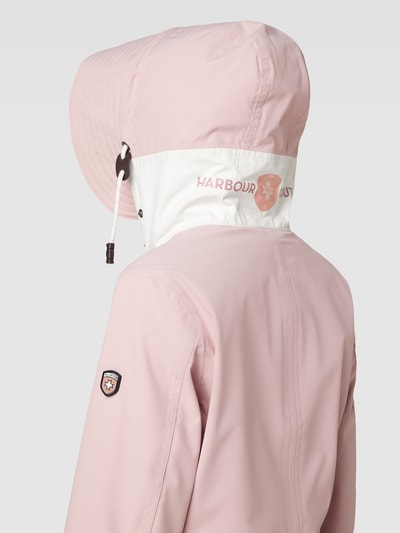 Wellensteyn Parka met labelpatch, model 'SOMMER' Rosé - 7