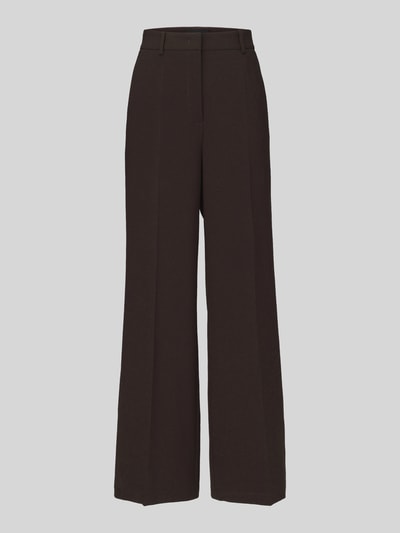CAMBIO Weite Hose mit Gürtelschlaufen Modell 'ALEXIS' Dunkelbraun 2