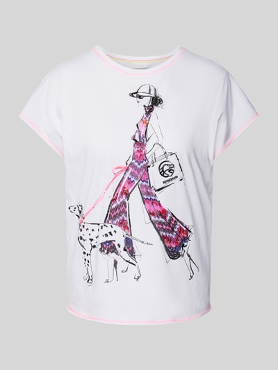 Sportalm T-Shirt mit Motiv-Print Pink 2