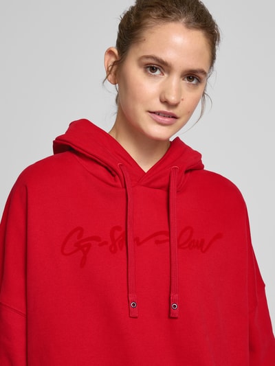 G-Star Raw Hoodie mit Logo-Detail Rot 3