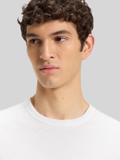 BOSS Orange damski t-shirt o kroju regular fit z czystej bawełny model 'TEGOOD' Biały 3
