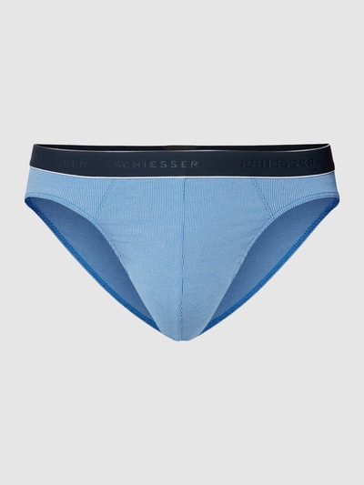 Schiesser Slip mit Streifenmuster Bleu 2