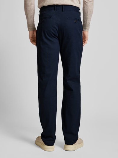 Christian Berg Men Regular fit broek met riemlussen Marineblauw - 5