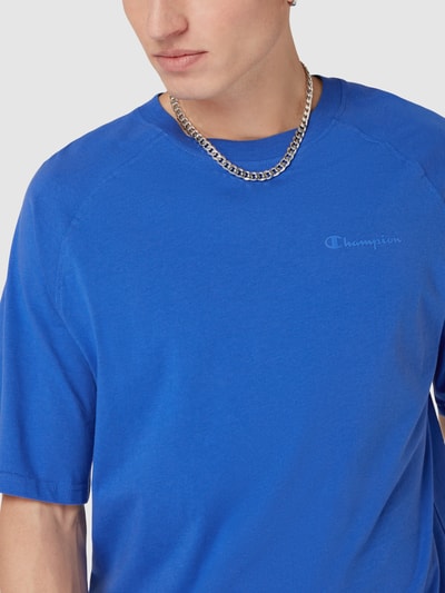 CHAMPION T-Shirt mit Logo-Print Royalblau 3