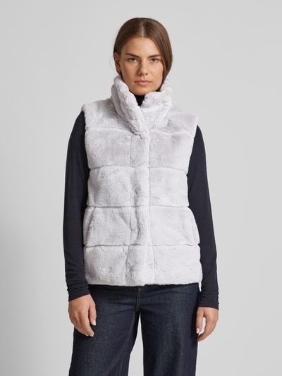 monari Gilet met opstaande kraag Grafiet - 4