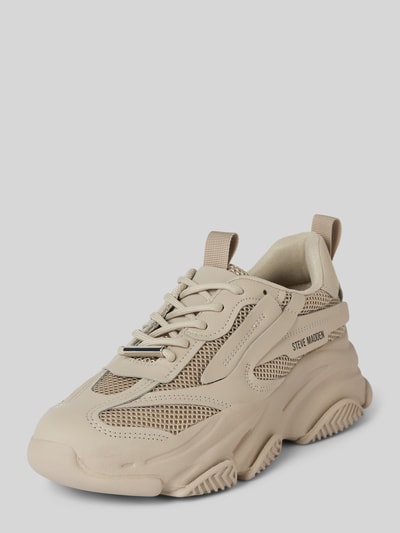 Steve Madden Chunky sneakers met treklus, model 'POSSESSION' Taupe - 1