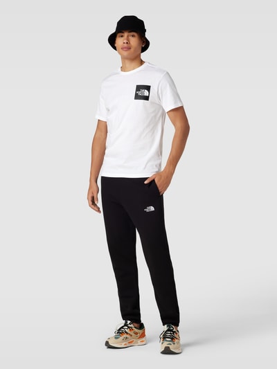 The North Face T-Shirt mit Label-Print Modell 'FINE' Weiss 1