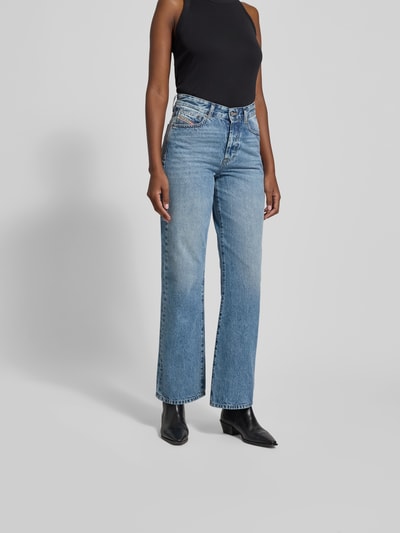 Diesel Wide Fit Jeans mit 5-Pocket-Design Dunkelblau 4