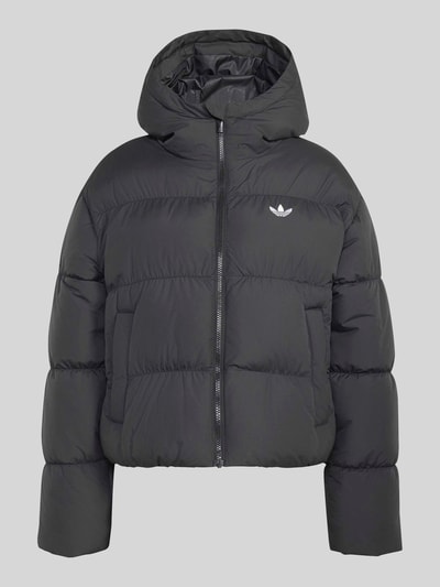 adidas Originals Kurtka pikowana o kroju regular fit z wyhaftowanym logo Czarny 2