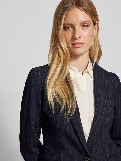 Lauren Ralph Lauren Blazer met reverskraag, model 'BONARO' Marineblauw - 3