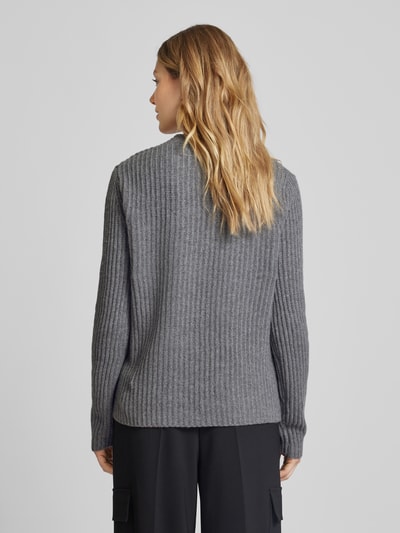 (The Mercer) N.Y. Strickpullover aus Kaschmir mit V-Ausschnitt  Mittelgrau Melange 5