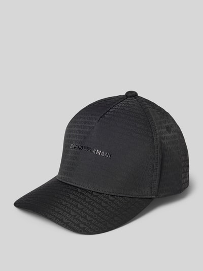 Emporio Armani Basecap mit Label-Applikation Black 1