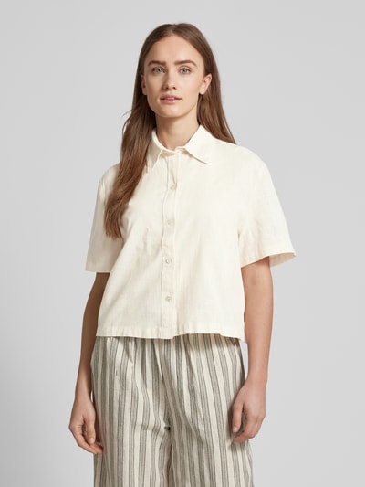 JAKE*S STUDIO WOMAN Blouse met platte kraag Ecru - 4