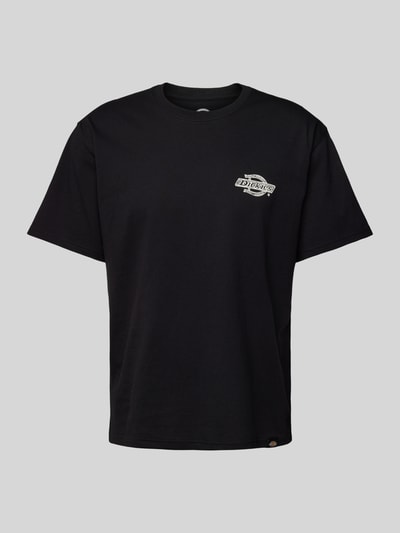 Dickies T-Shirt mit Label-Print Modell 'WOOD' Black 2