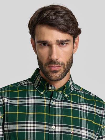 Tommy Hilfiger Regular fit vrijetijdsoverhemd van puur katoen Flessengroen - 3