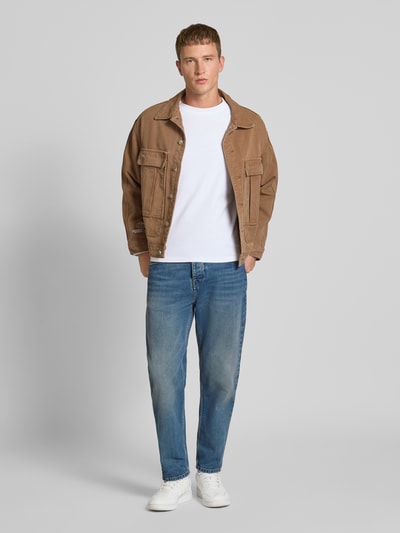 Carhartt Work In Progress Relaxed fit jeans, model 'NEWEL' Jeansblauw - 1