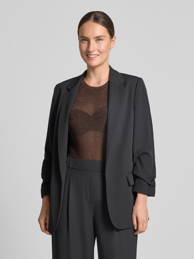 Jake*s Collection Relaxed Fit Blazer mit Pattentaschen Black 4