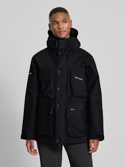 Berghaus Funktionsjacke mit Label-Stitchings Black 4