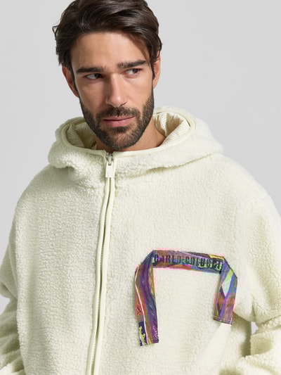 CARLO COLUCCI Oversized fleecejack van tedyybont Offwhite - 3